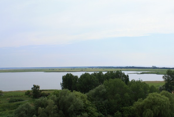 Ausblick auf Bodden und Ostsee