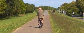 Radtour auf dem Deich Radtour an der Ostsee